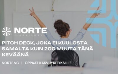 Pitch deck, joka ei kuulosta samalta kuin 200 muuta tänä keväänä